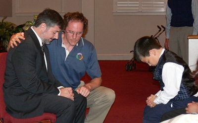 Ordination Prayer with Eddie and Matthew